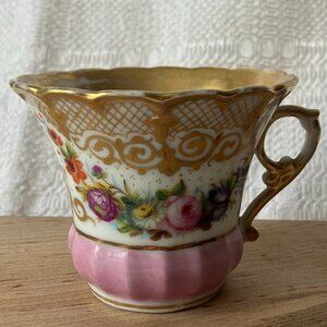 Vintage Porcelain Tea/Chocolate Cup
